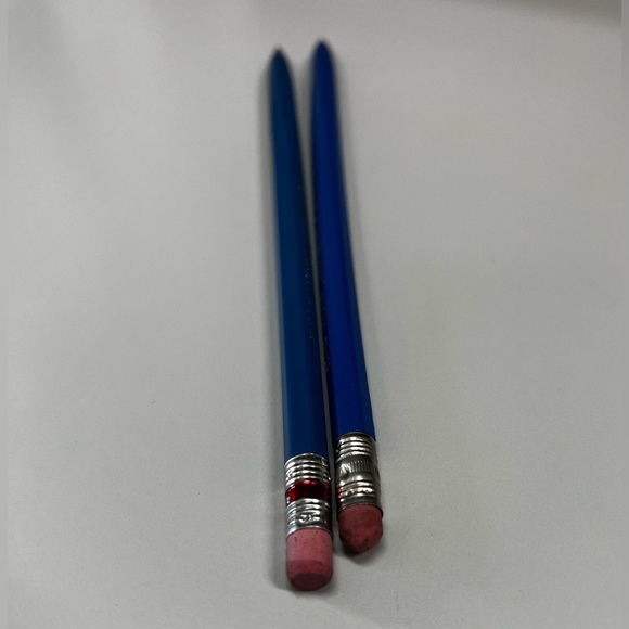 Vintage Berol All-Rite Ball Point Pens Stainless Steel Extra Fine S54E Set of 2 - Picture 2 of 3